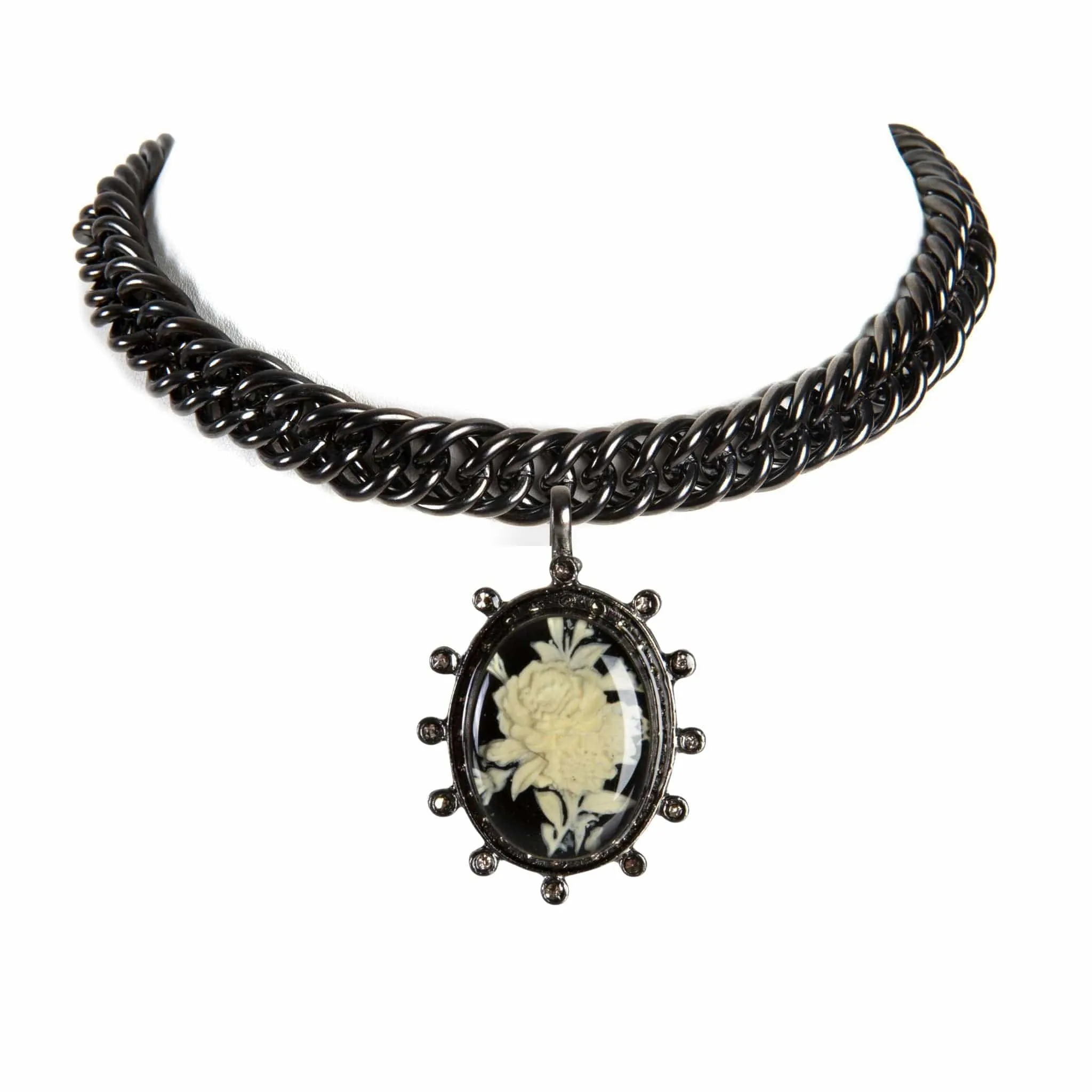 Iconic Chain Choker with Luxury Medallions