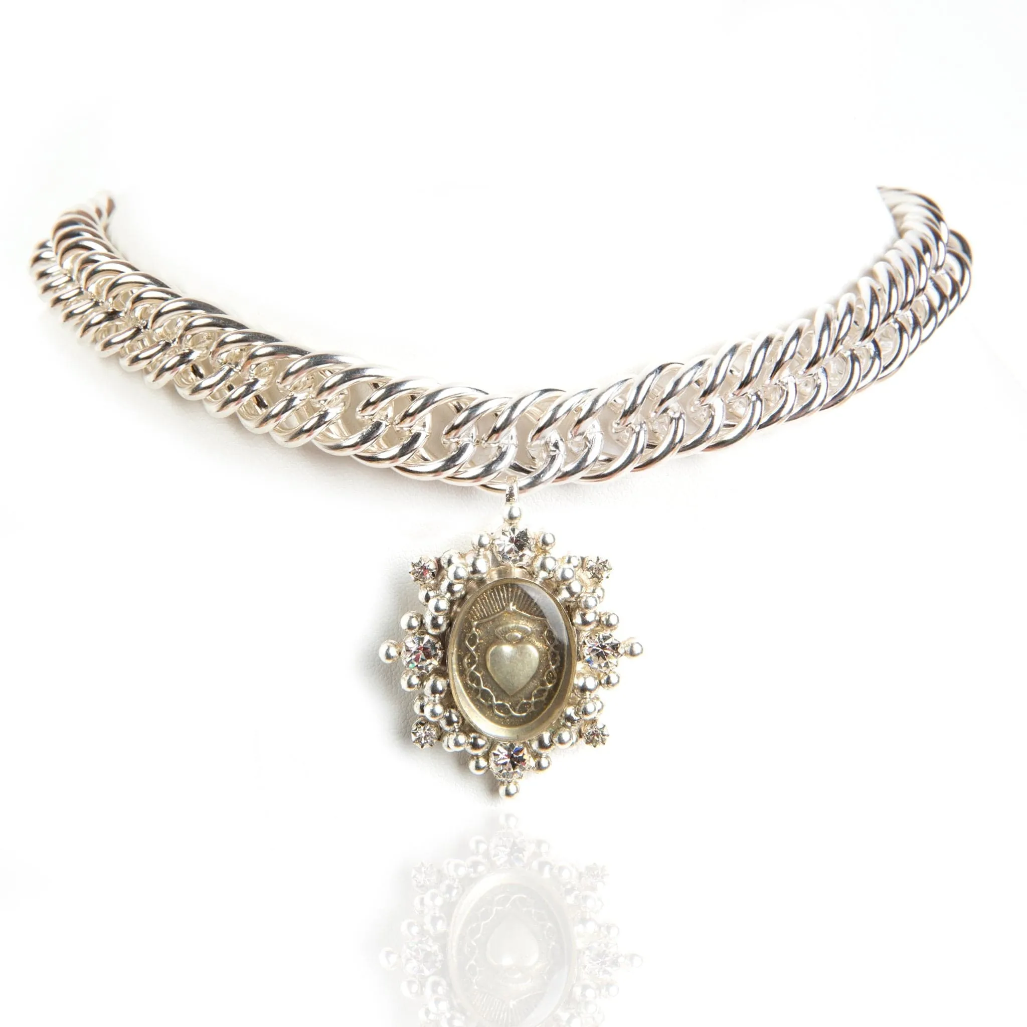 Iconic Chain Choker with Luxury Medallions