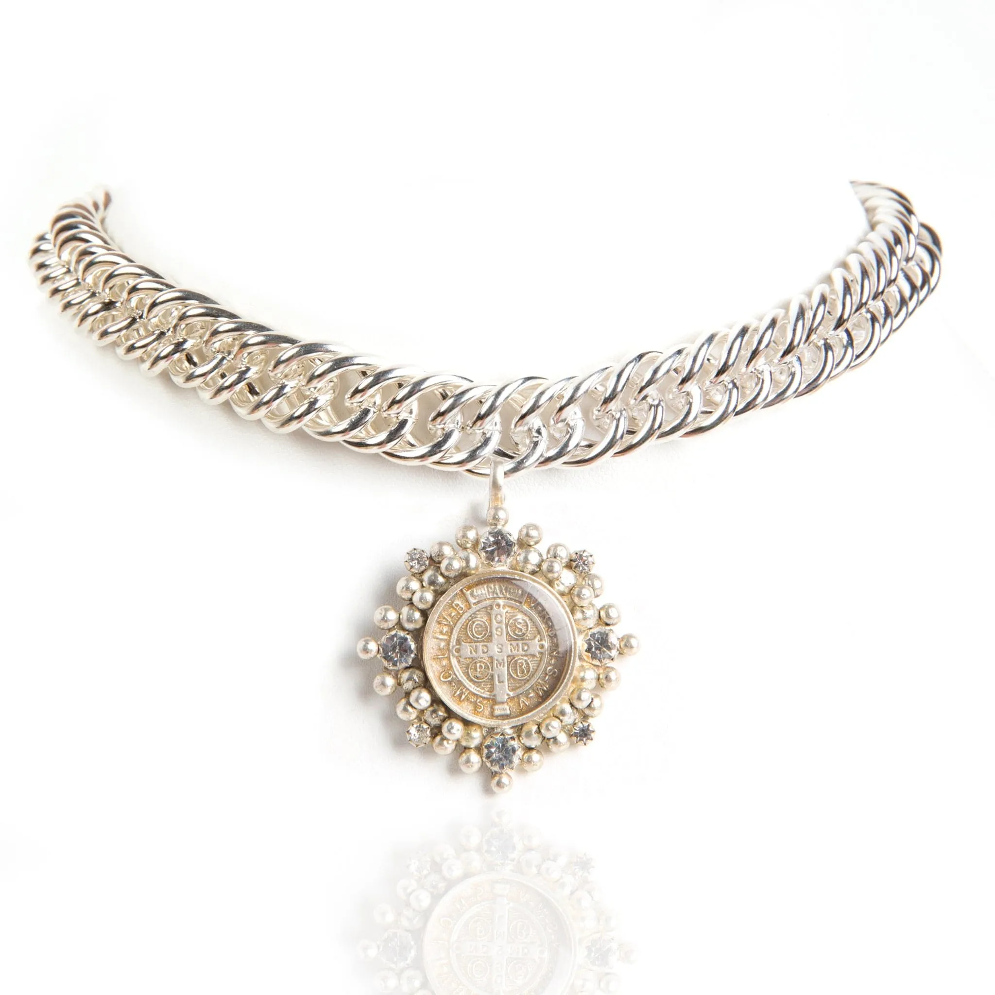 Iconic Chain Choker with Luxury Medallions