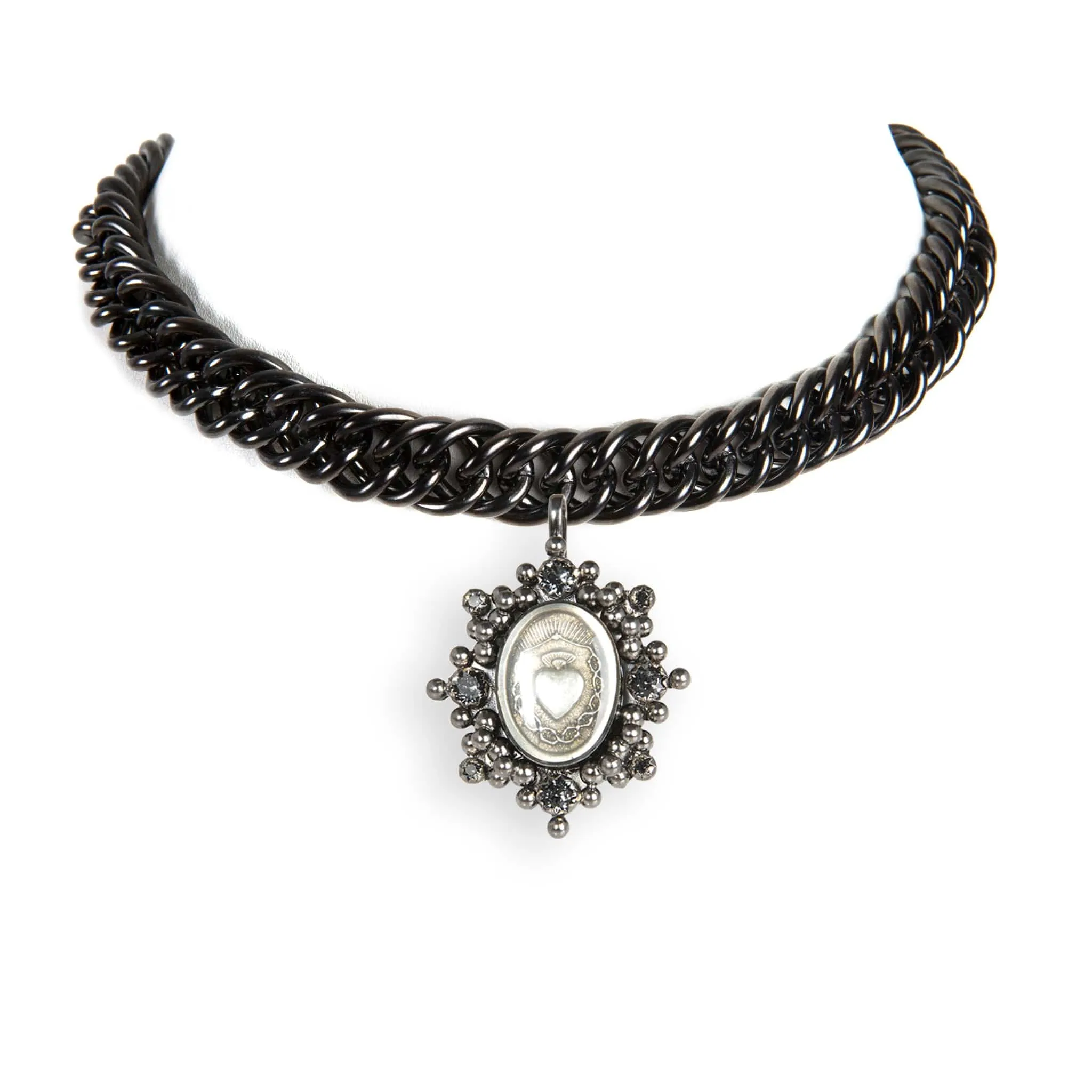 Iconic Chain Choker with Luxury Medallions