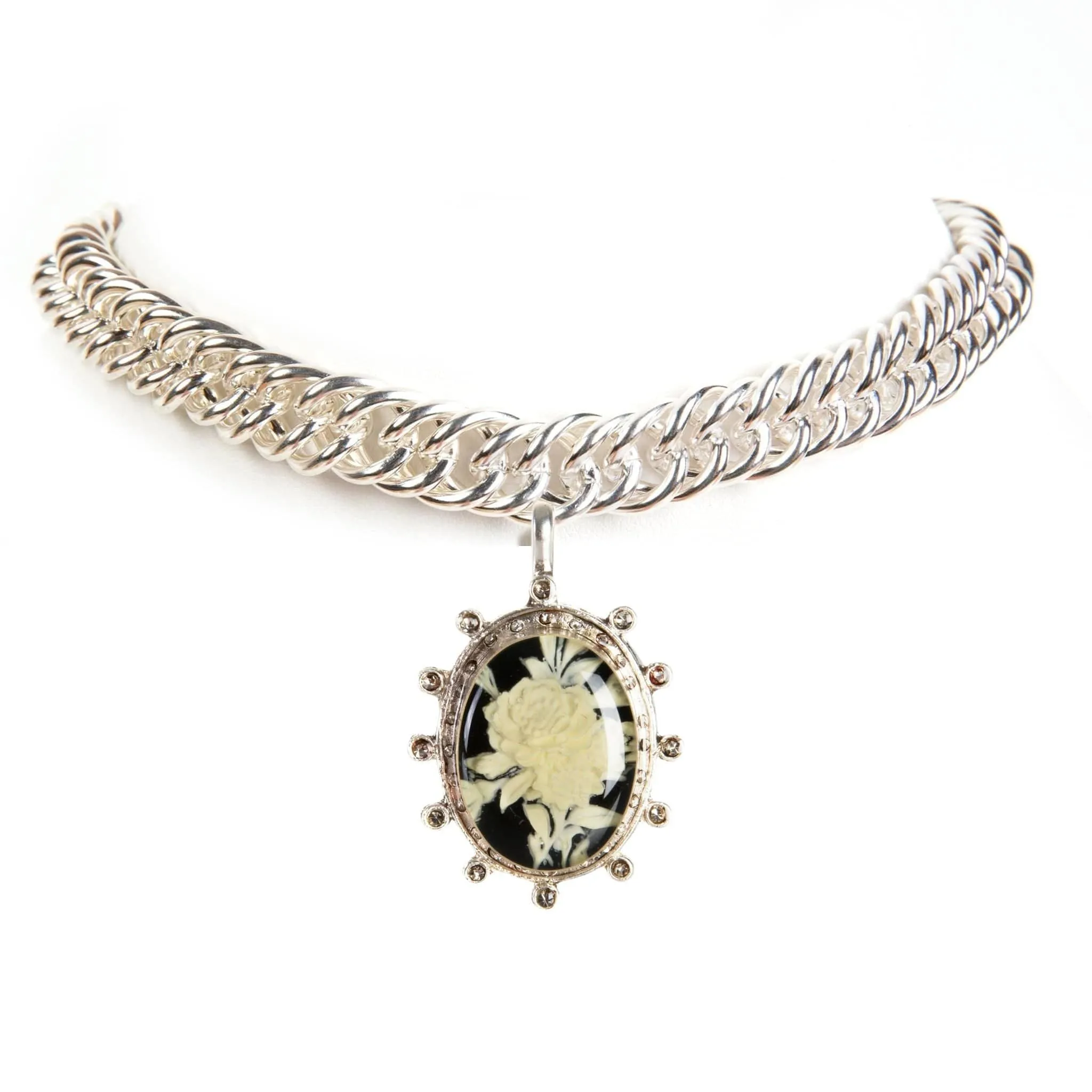 Iconic Chain Choker with Luxury Medallions