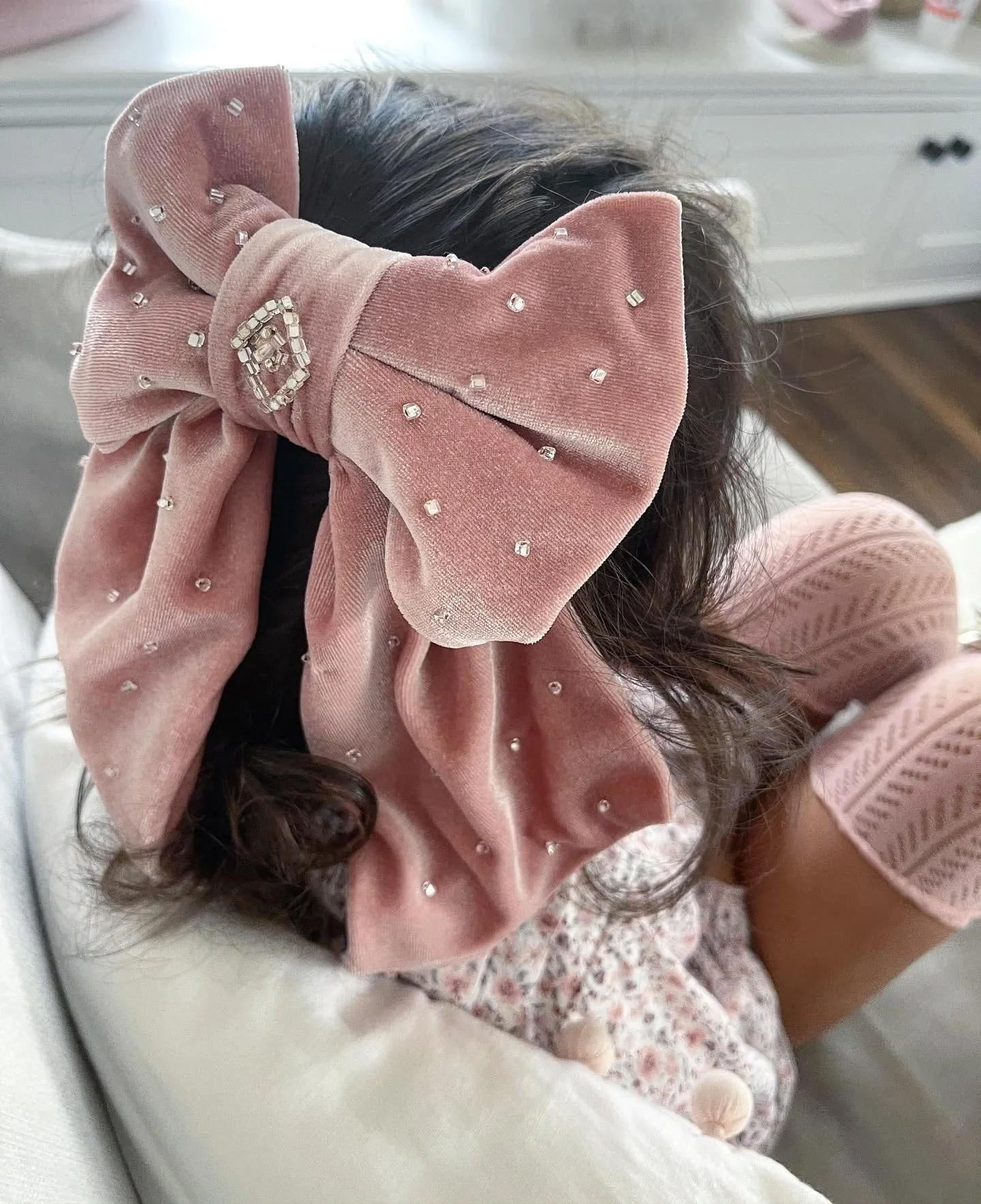 Juliette Velvet Hair Bow