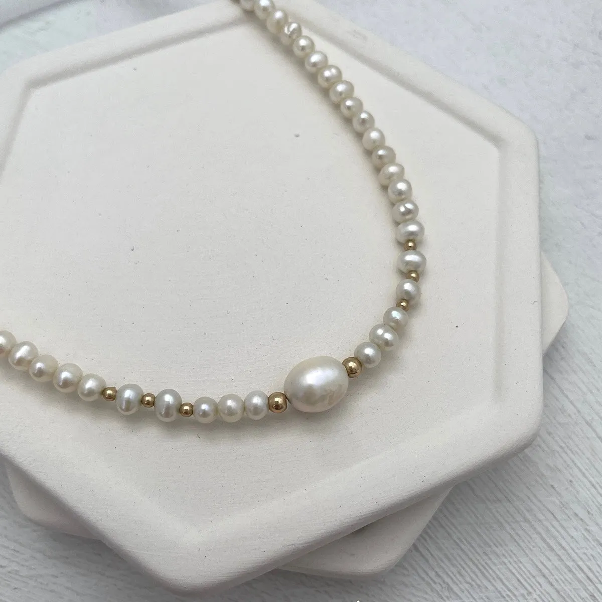 La Perla Baroque Pearl Choker Necklace