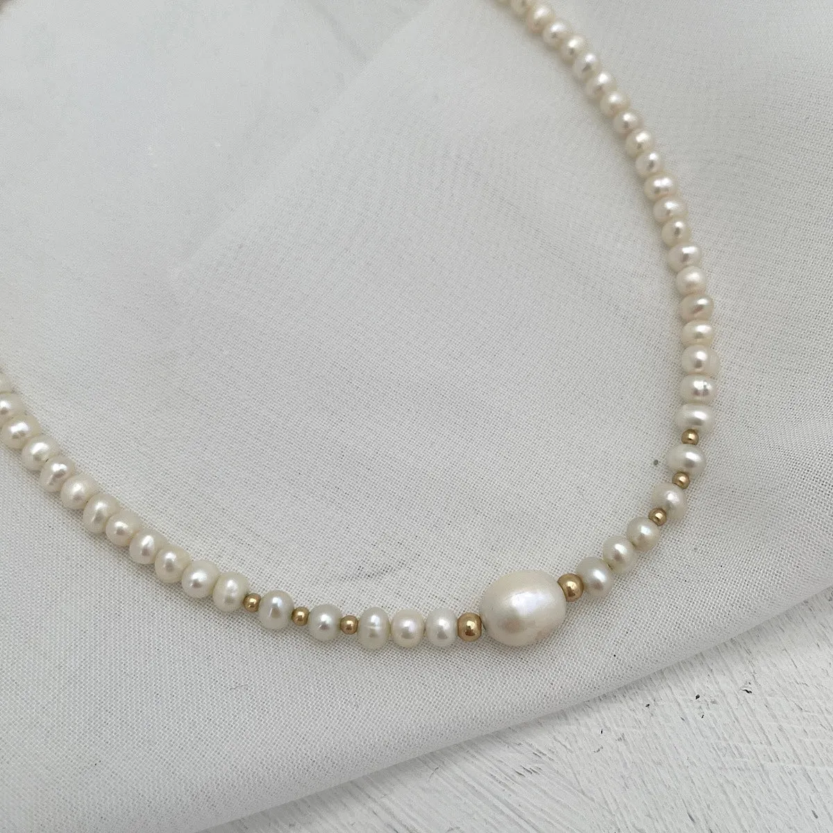 La Perla Baroque Pearl Choker Necklace