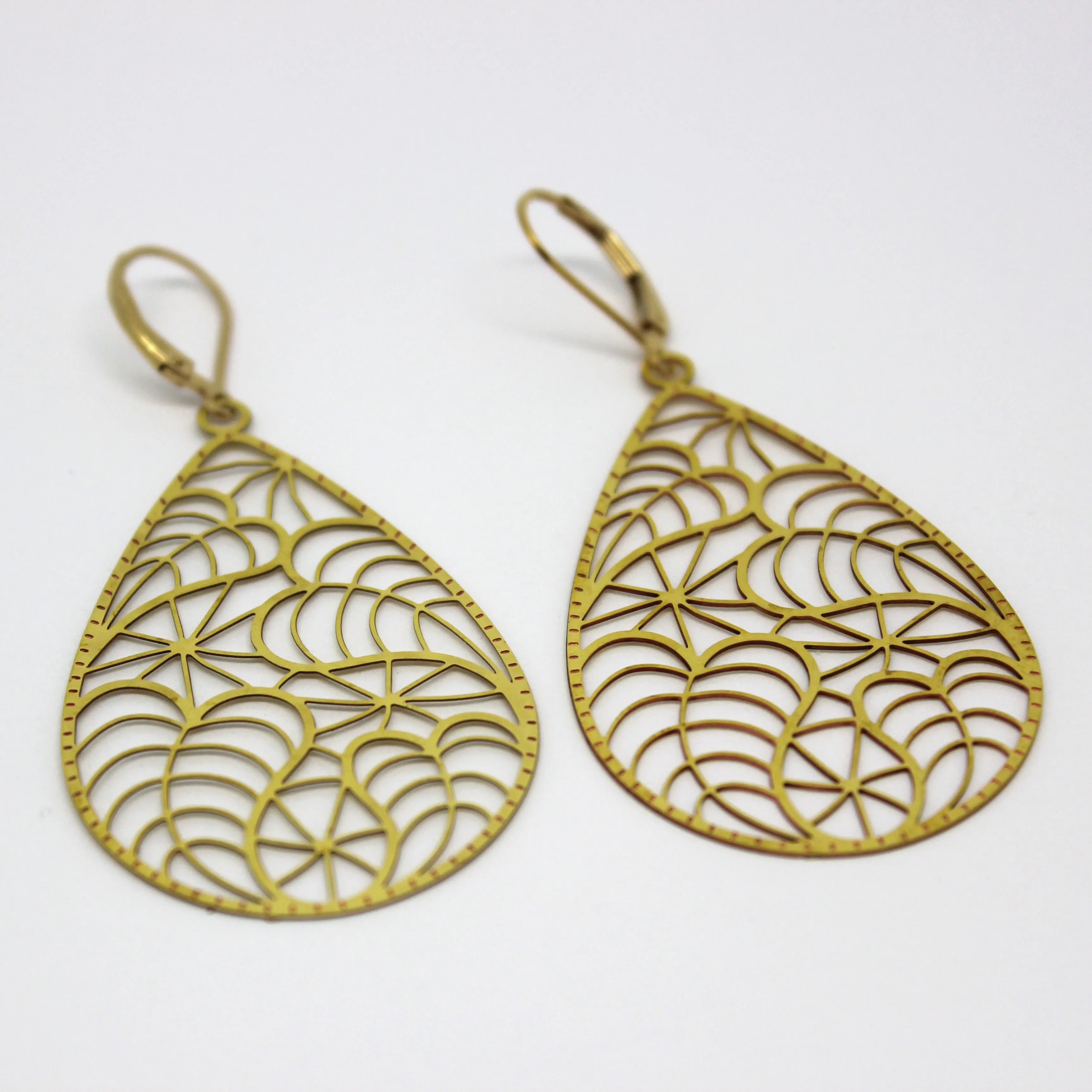 Leaf Gold Earrings