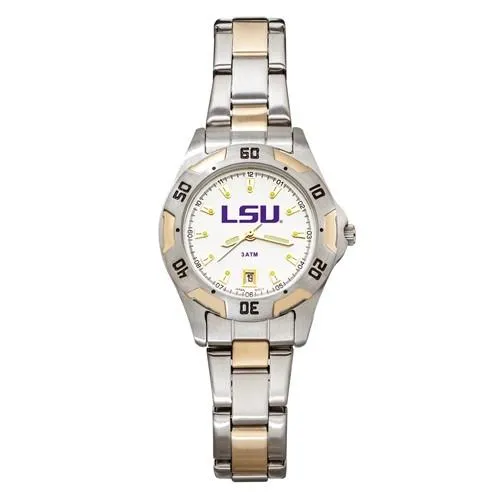 Louisiana State University All-Pro Womens Watch - Gold and Silver Tone -Bracelet