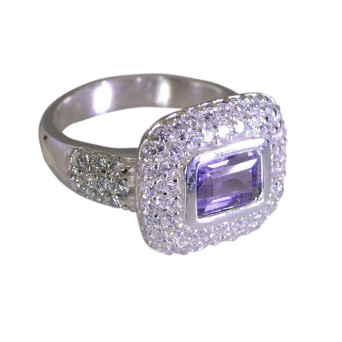 Lovesome Gem Amethyst 925 Sterling Silver Ring Fine Jewelry Brands