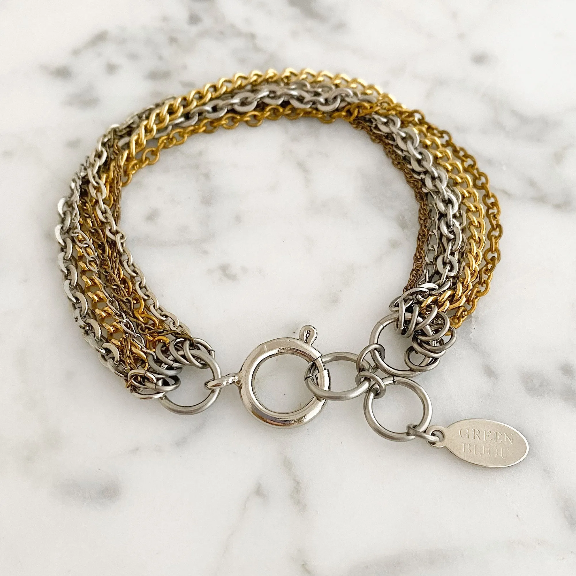 MASON mixed metal chain bracelet