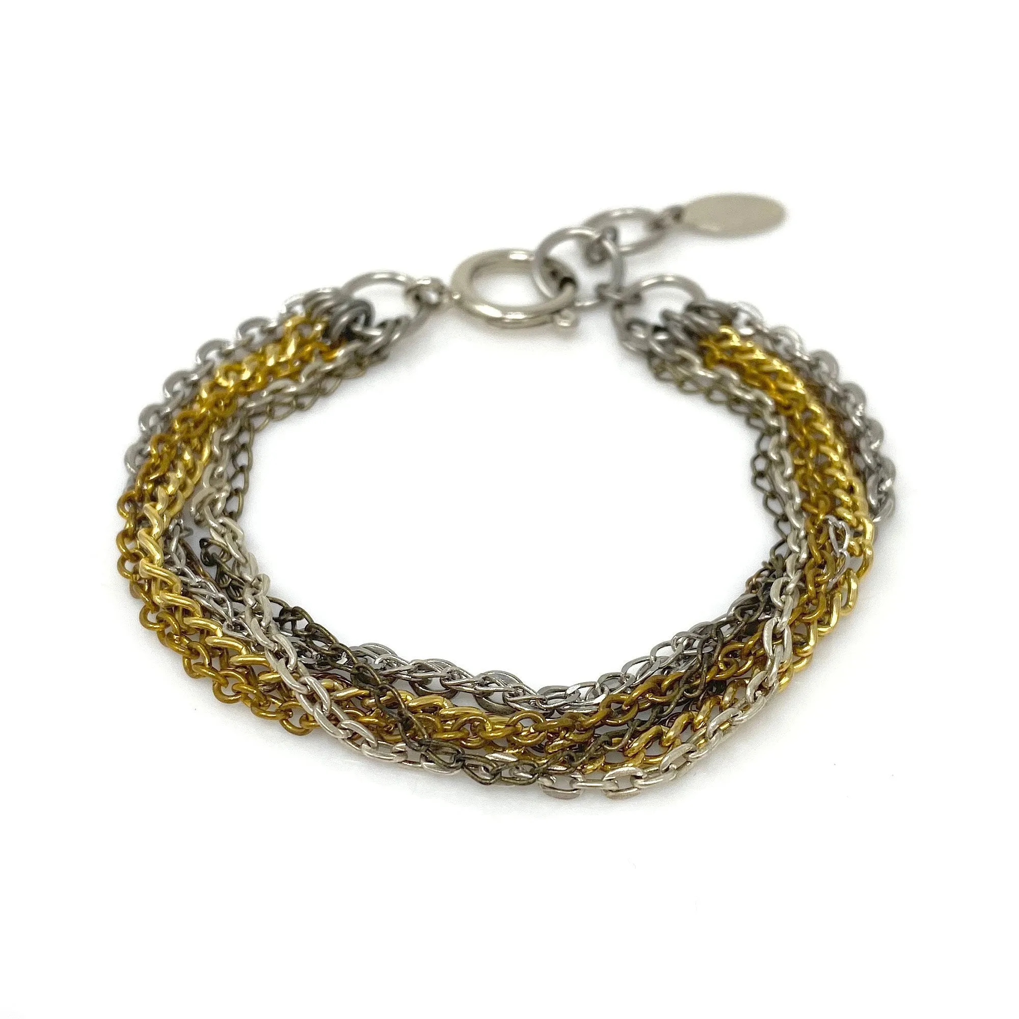 MASON mixed metal chain bracelet