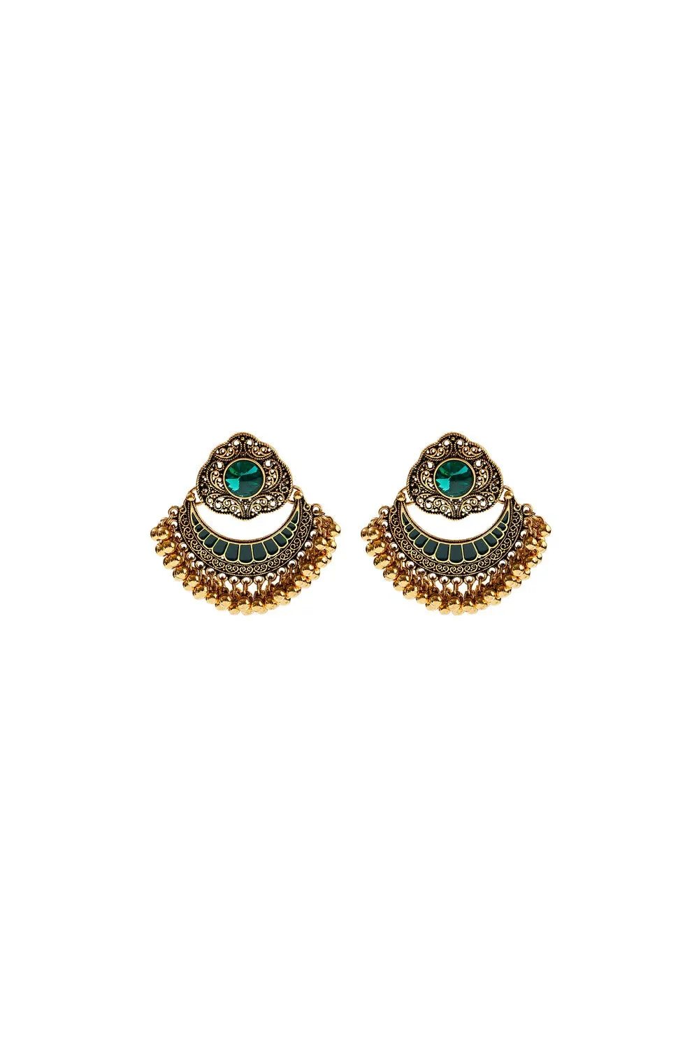 MEERA EARRINGS EMERALD