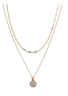 Monica Gold Necklace Layering Set