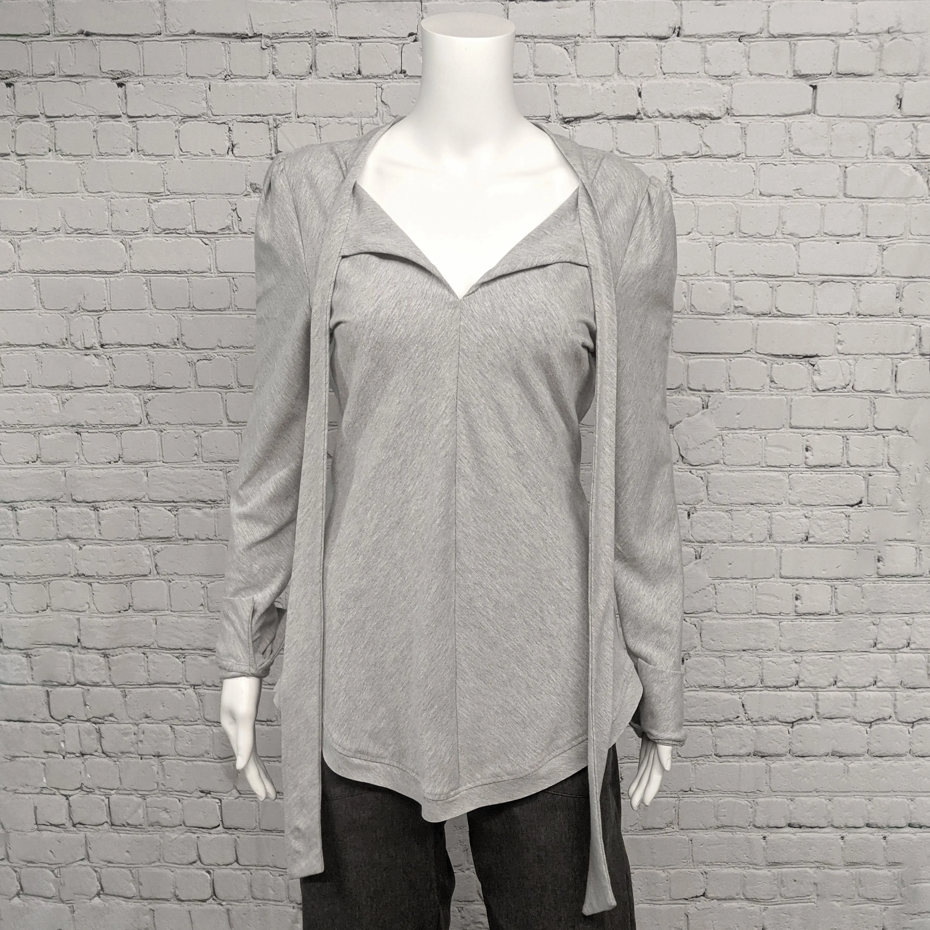 NEW! Petra Top in Heather Gray by Kim Schalk