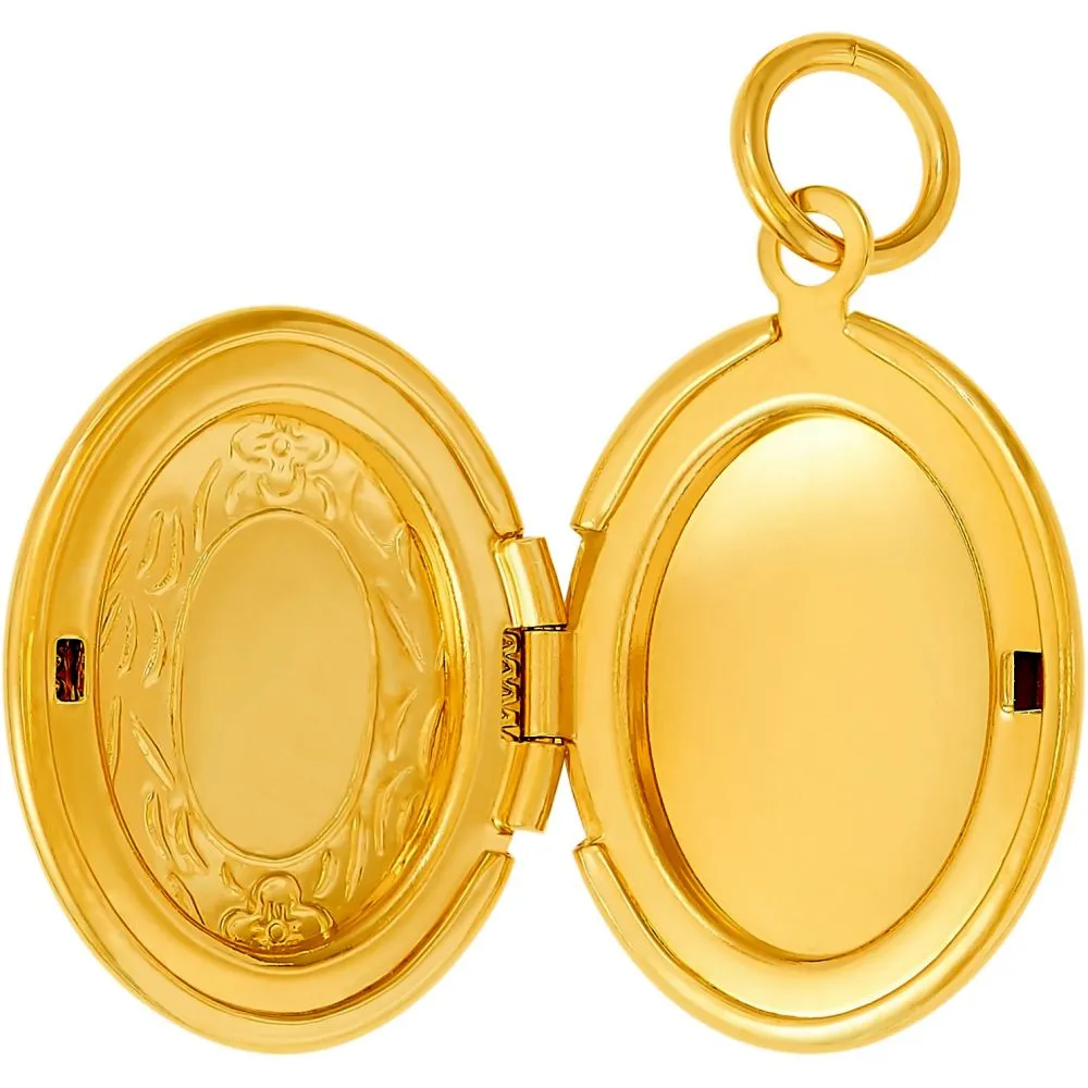 Oval Gold Plated Locket