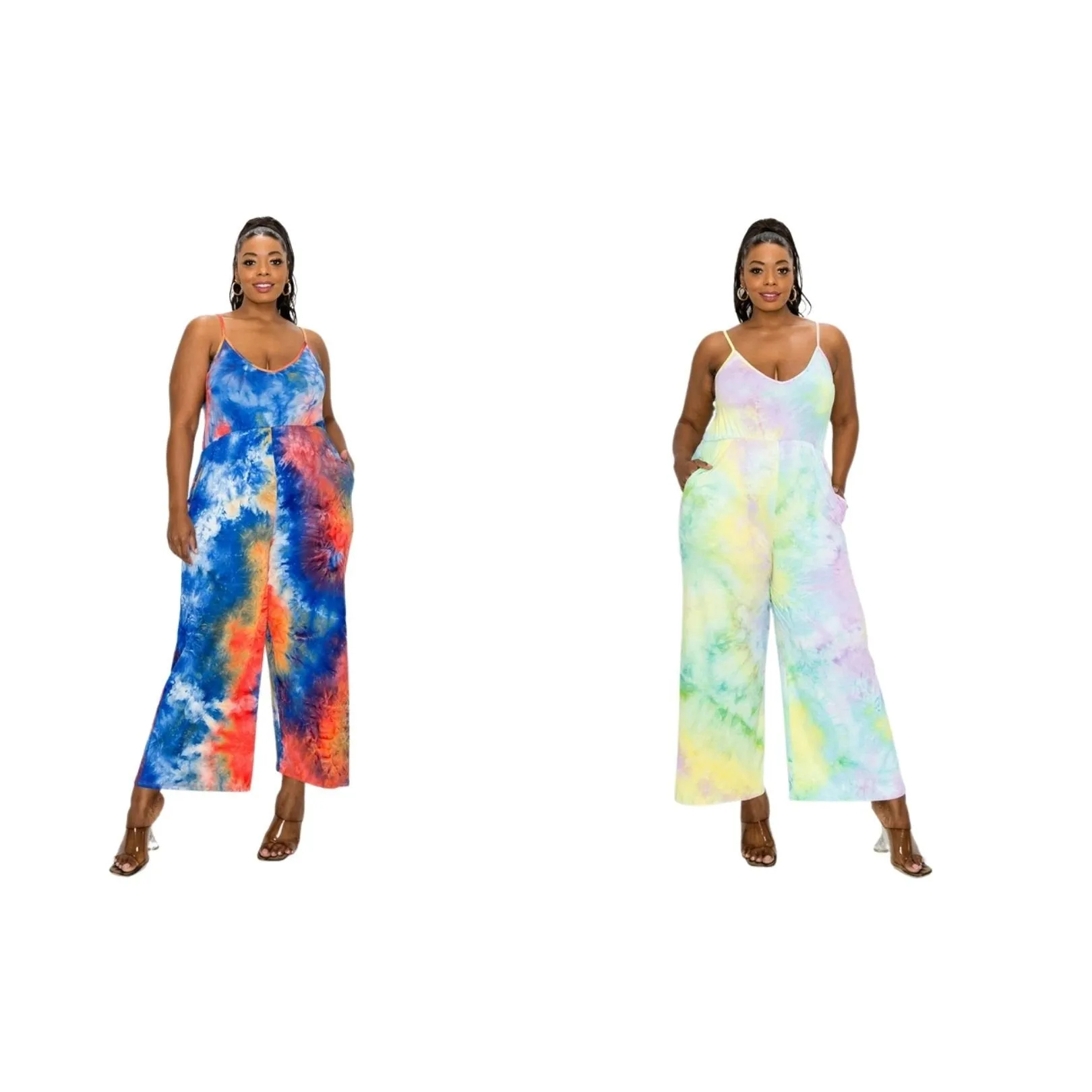 Pastel Tie Dye Jumpsuit