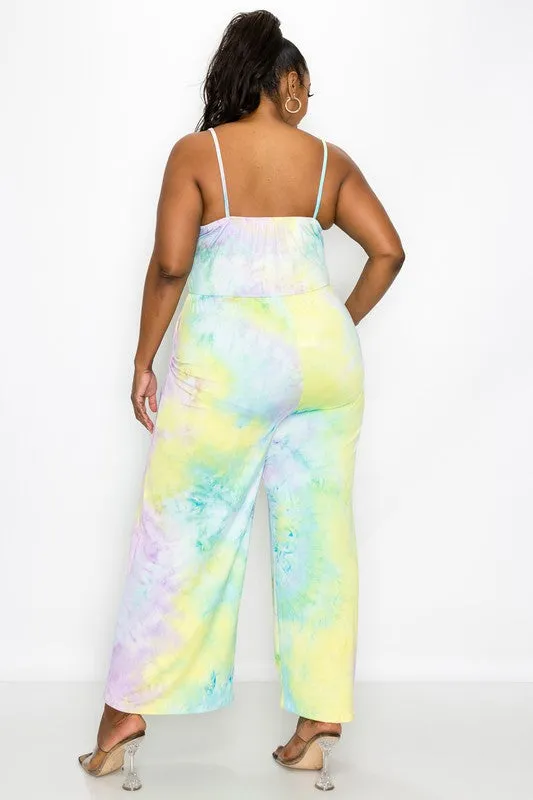 Pastel Tie Dye Jumpsuit