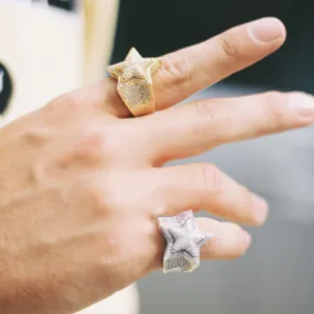 Pentagram Diamond Ring