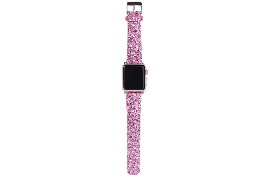 Pink Glitter Watch Band