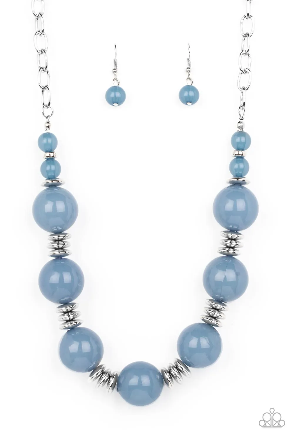 Race to the POP - Blue Paparazzi Necklace