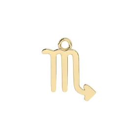 Scorpio Zodiac Charm | 10k Yellow Gold