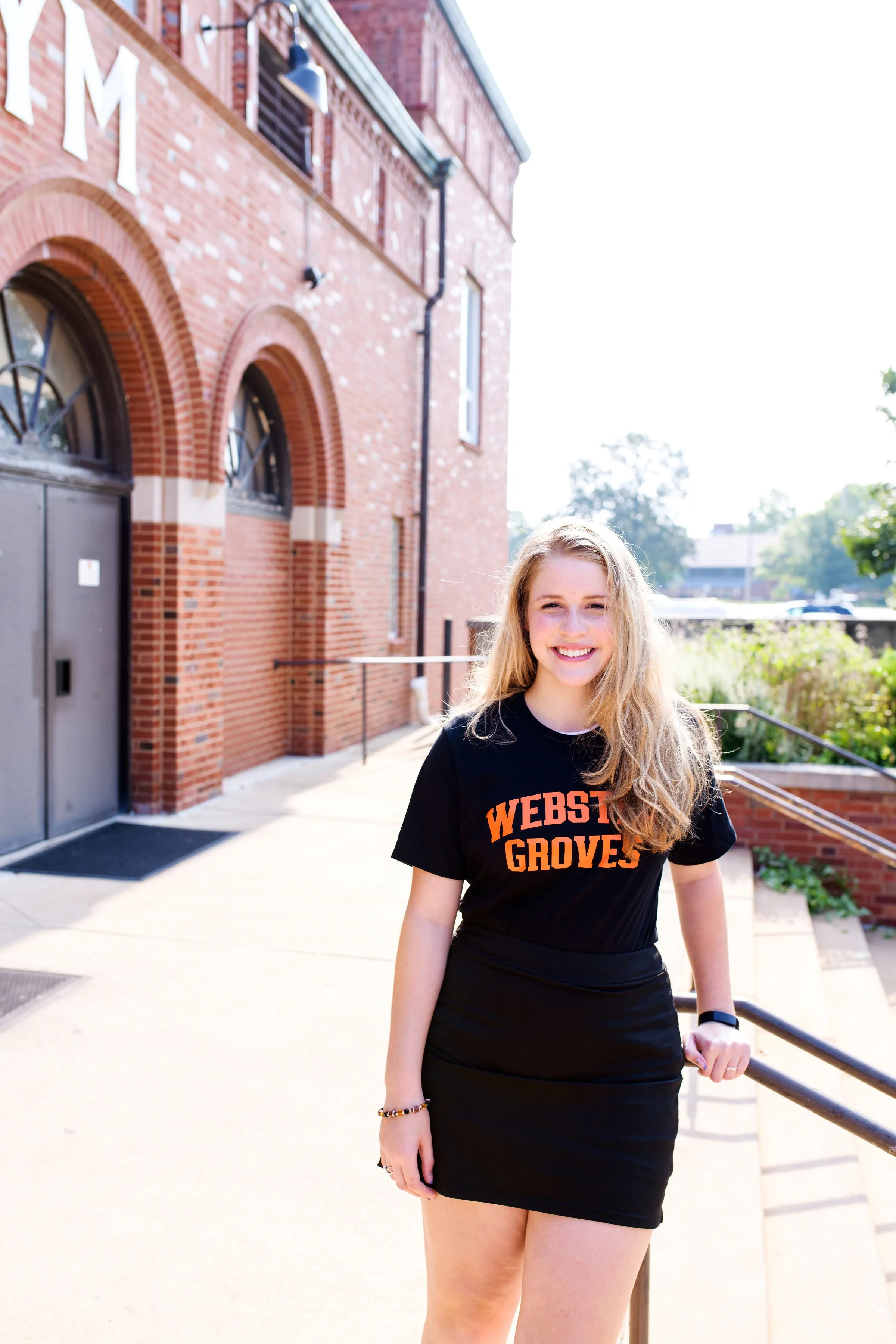 Shirt - Short Sleeve - Black WEBSTER GROVES