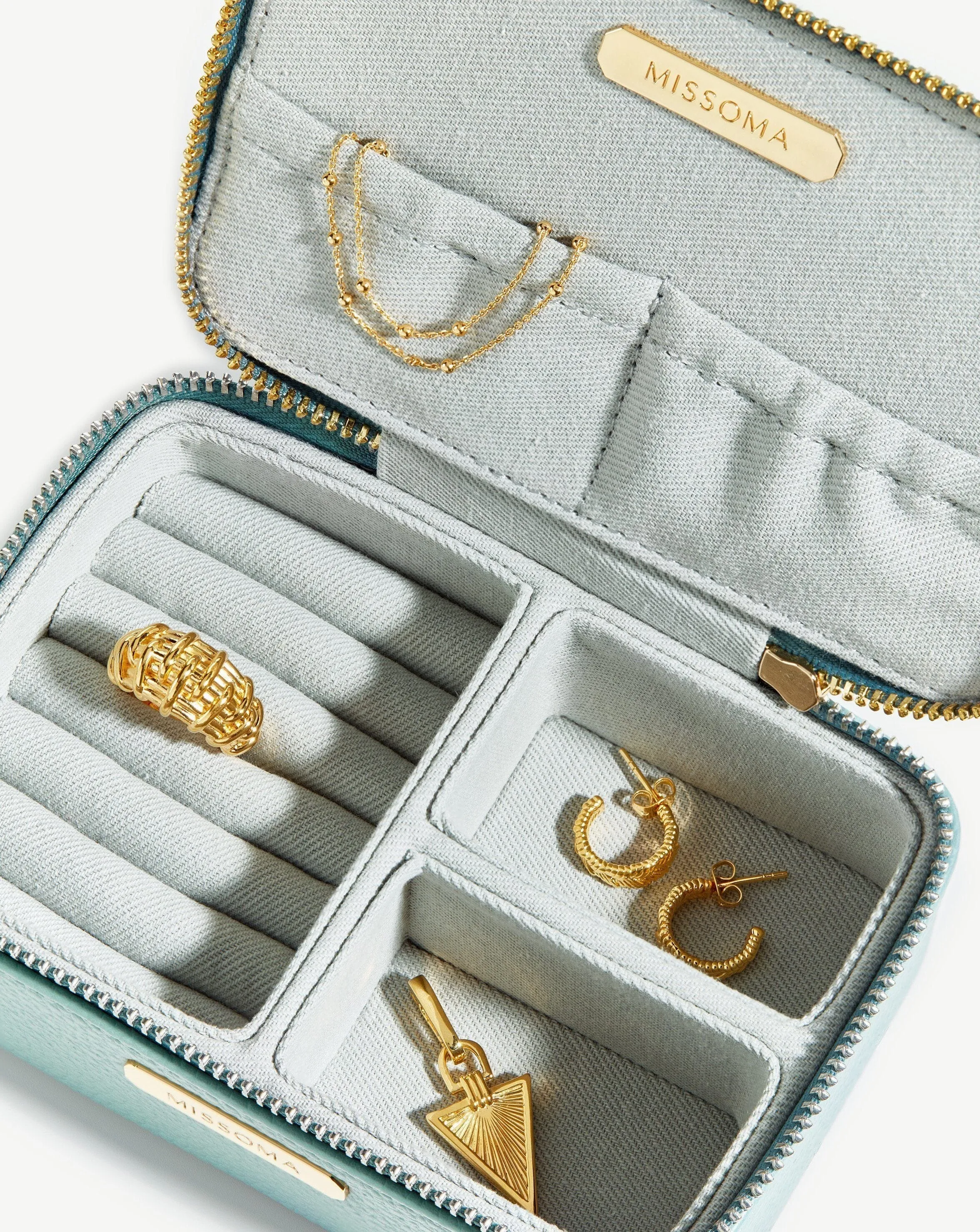 Small Jewelry Case | Duck Egg