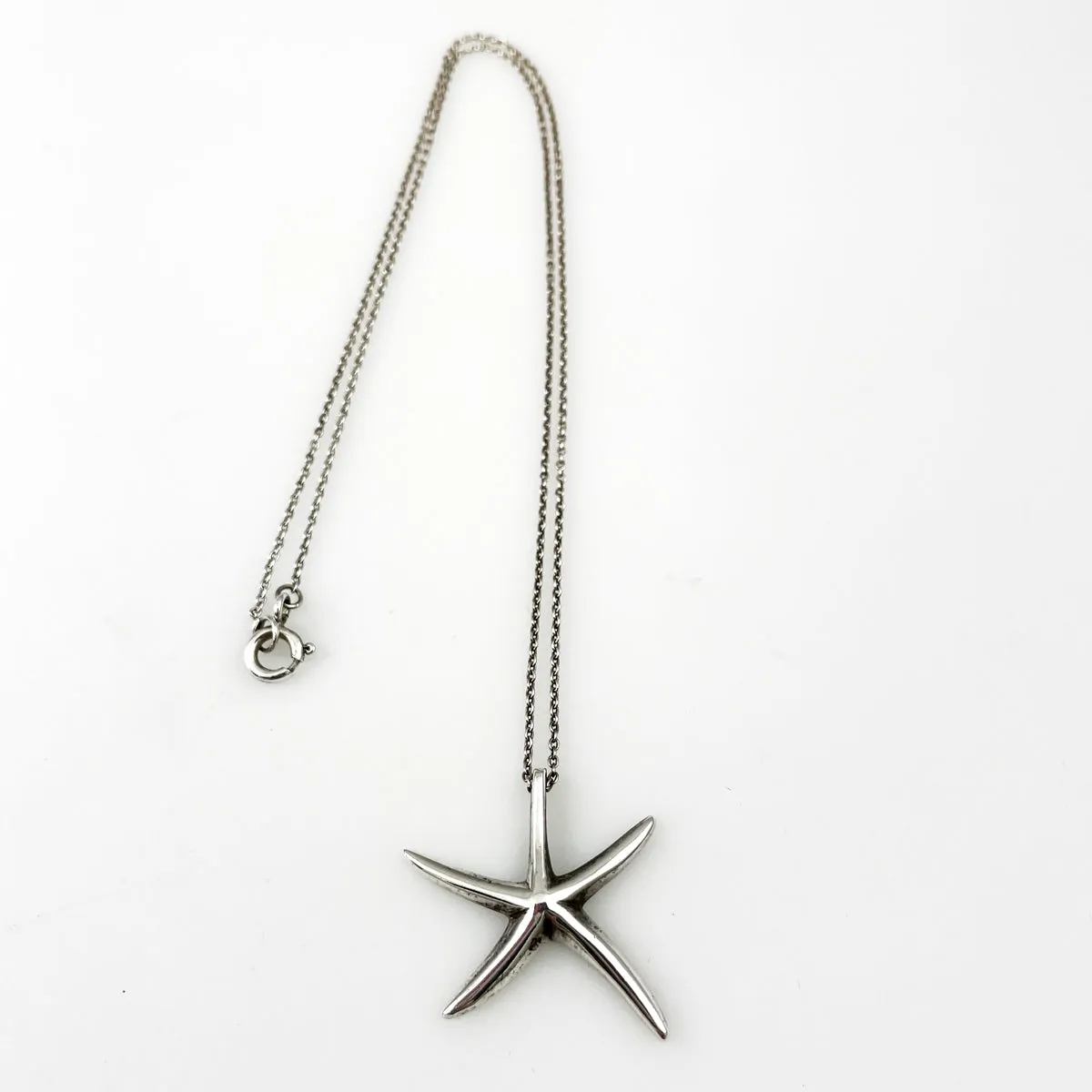 Sterling Starfish Pendant Necklace