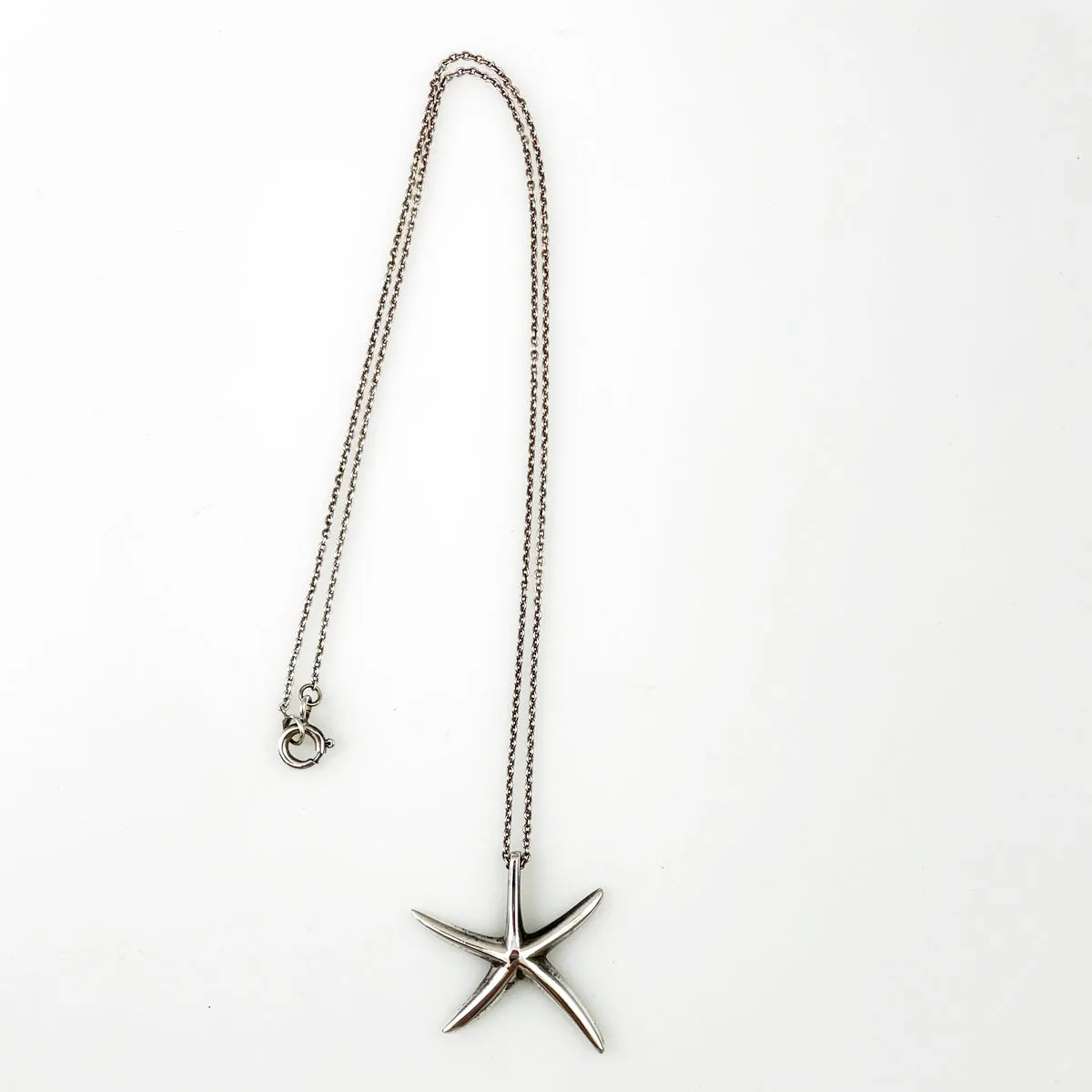 Sterling Starfish Pendant Necklace