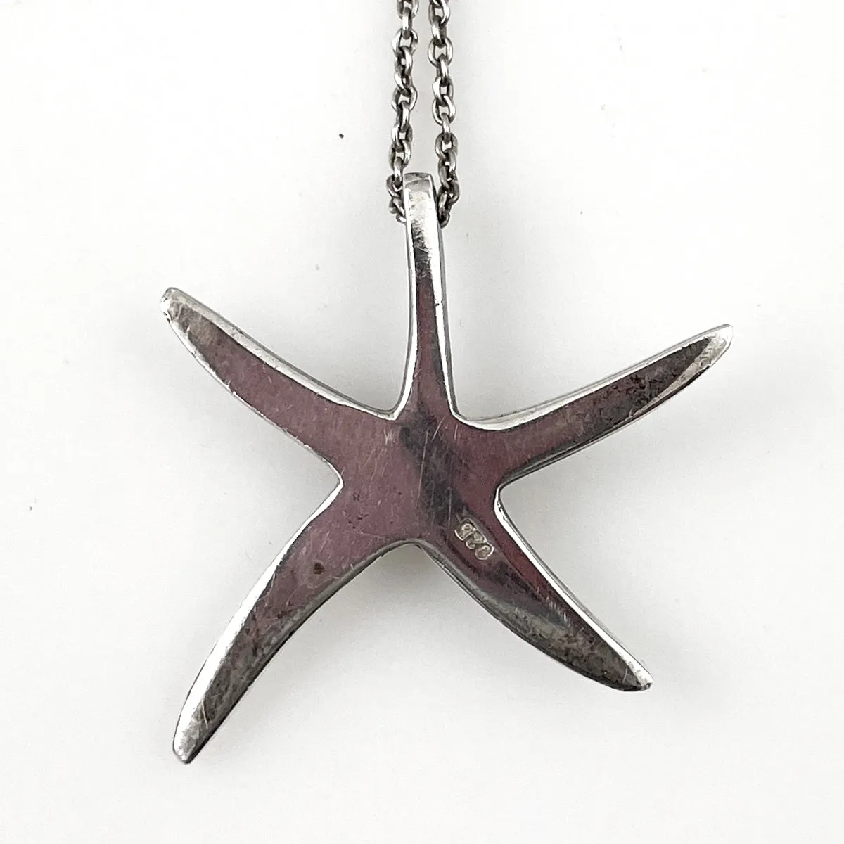 Sterling Starfish Pendant Necklace