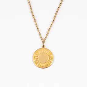 Sun Pendant Necklace