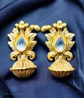 The Silver Kundan Earrings